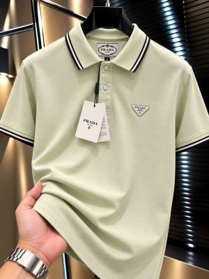 Pradda Chest Logo Polo T-shirt Pista Green